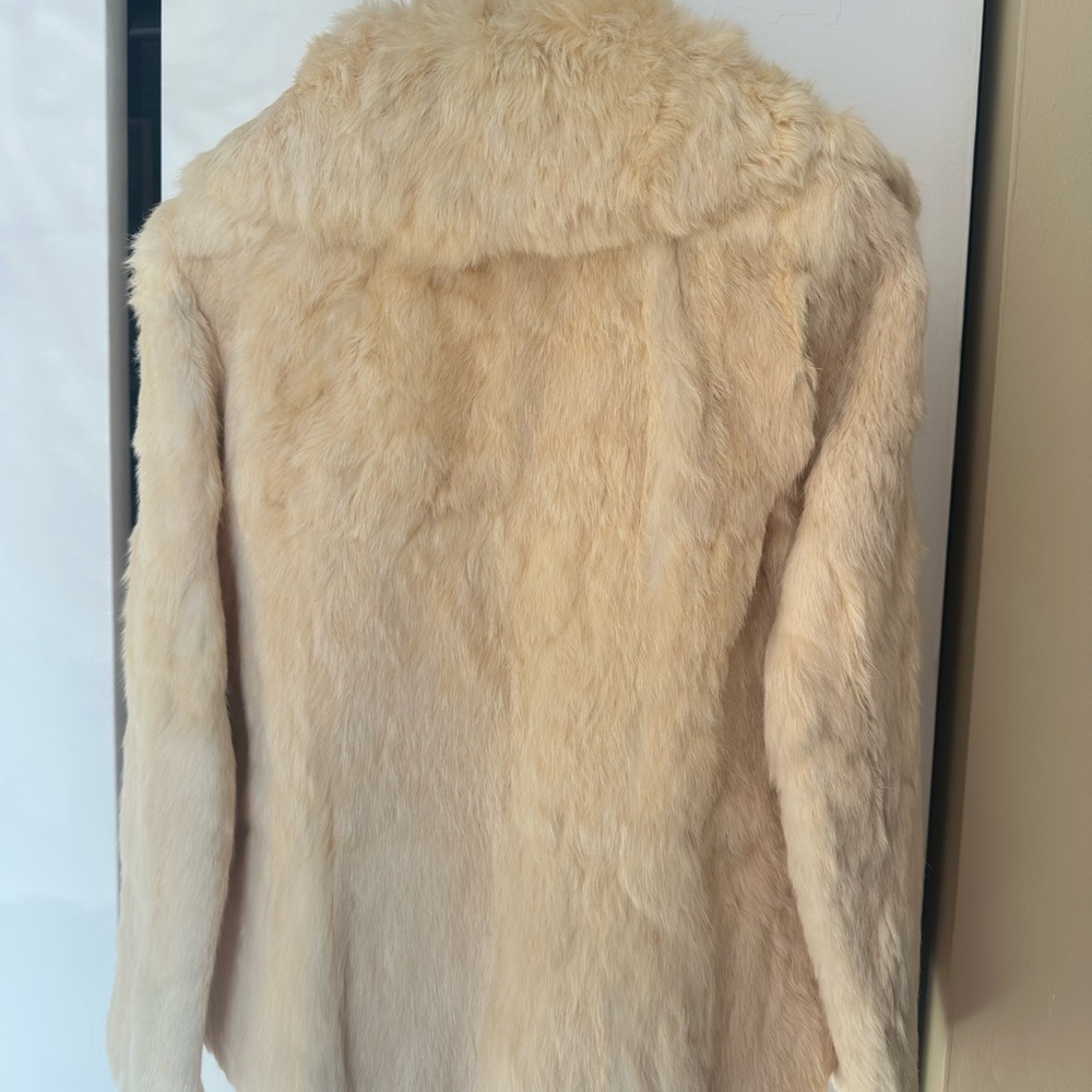Genuine Rabbit Fur Coat - Picture 2 of 6
